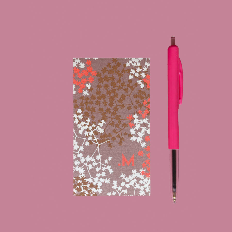 mini bloc notes rose et fluo